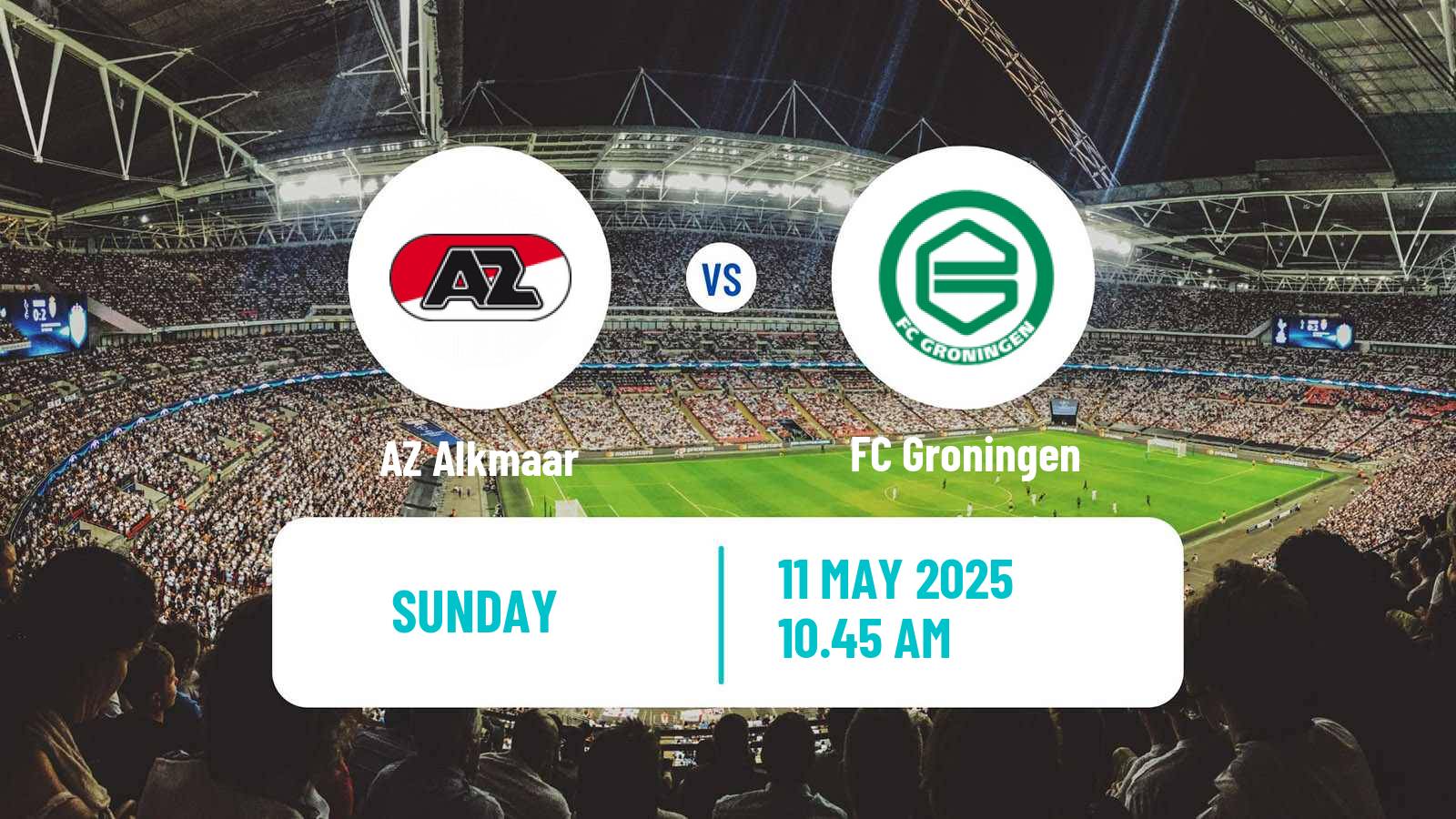 Soccer Dutch Eredivisie AZ Alkmaar - Groningen