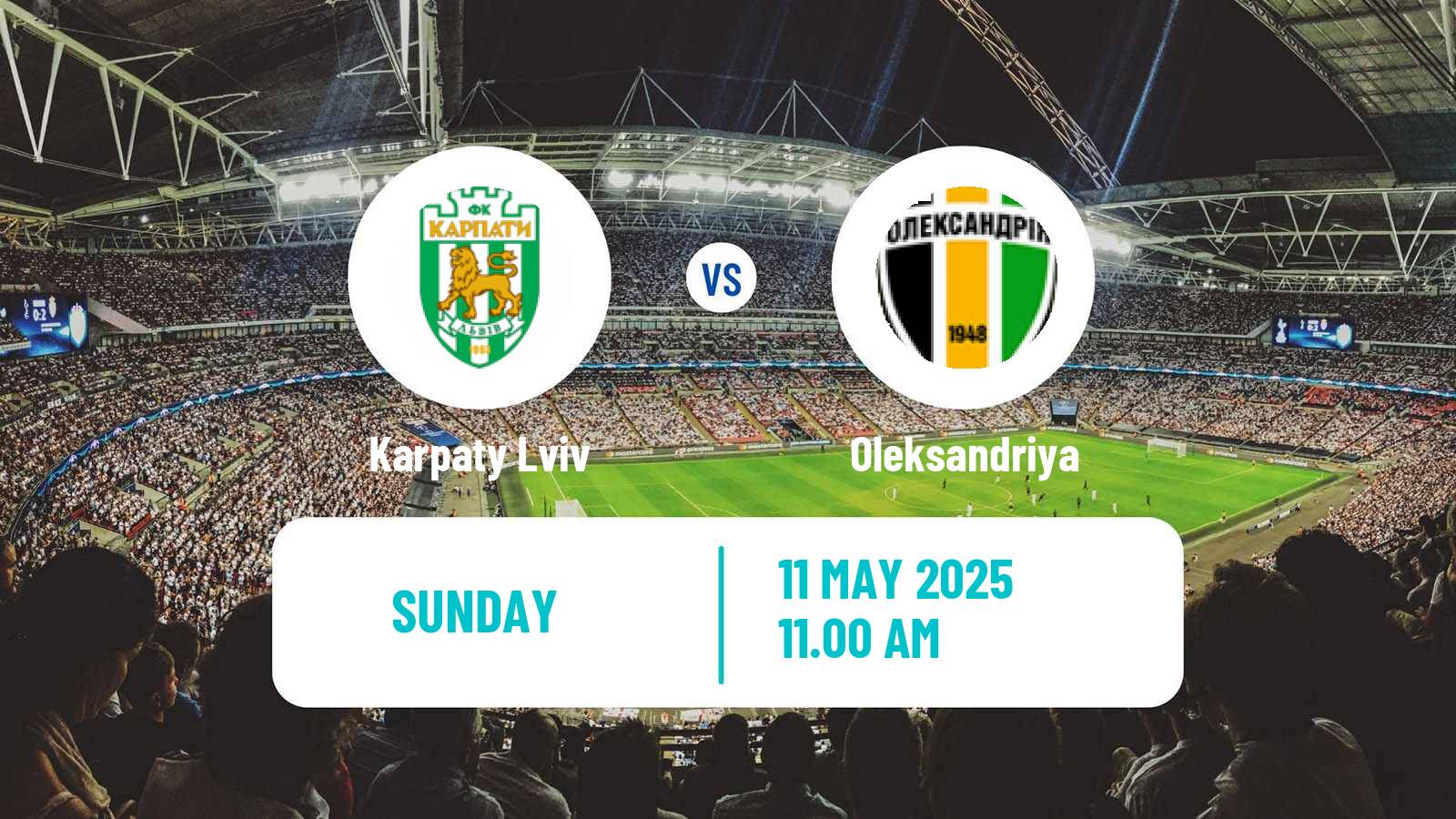 Soccer Ukrainian Premier League Karpaty Lviv - Oleksandriya