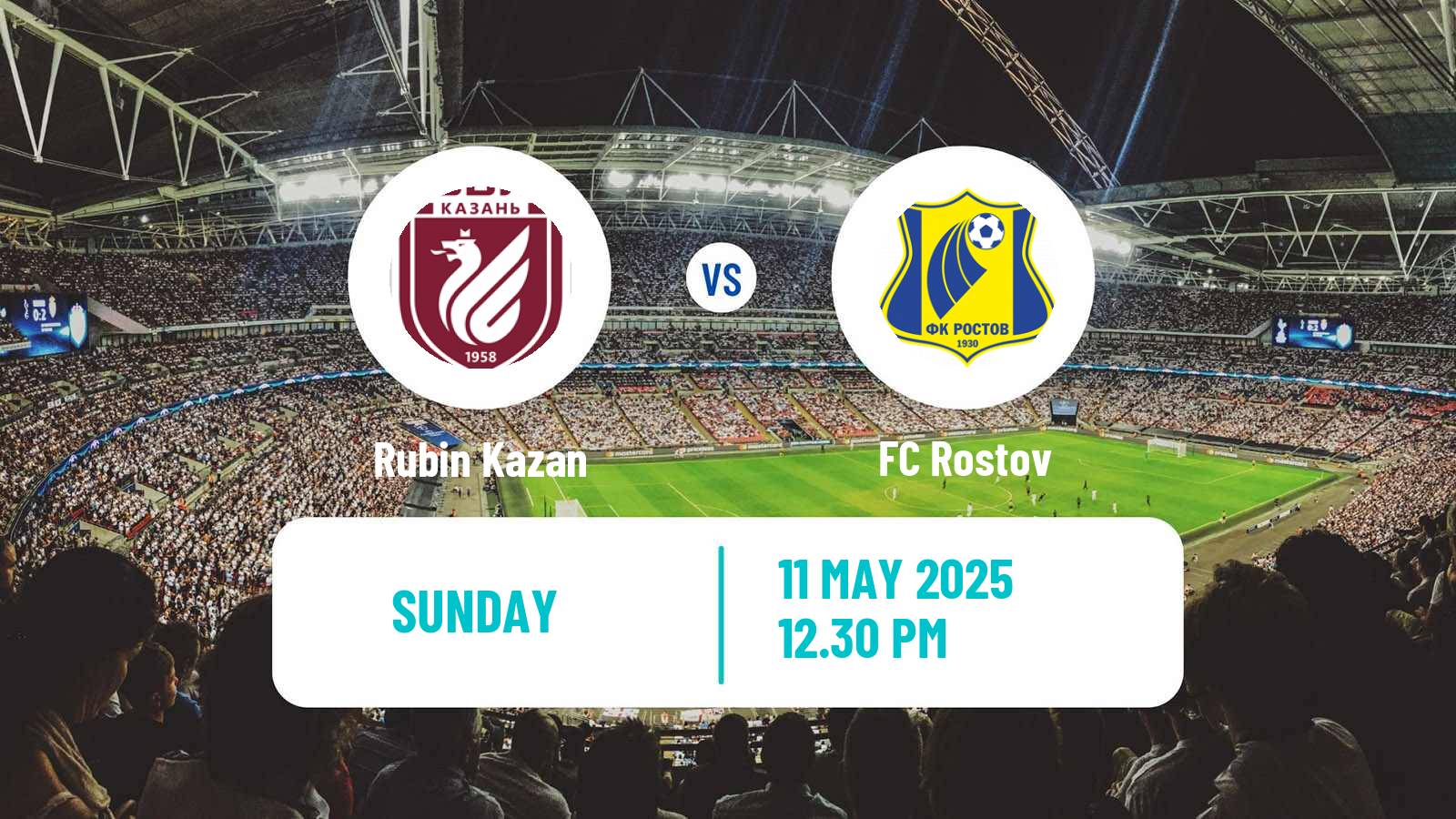 Soccer Russian Premier League Rubin Kazan - Rostov