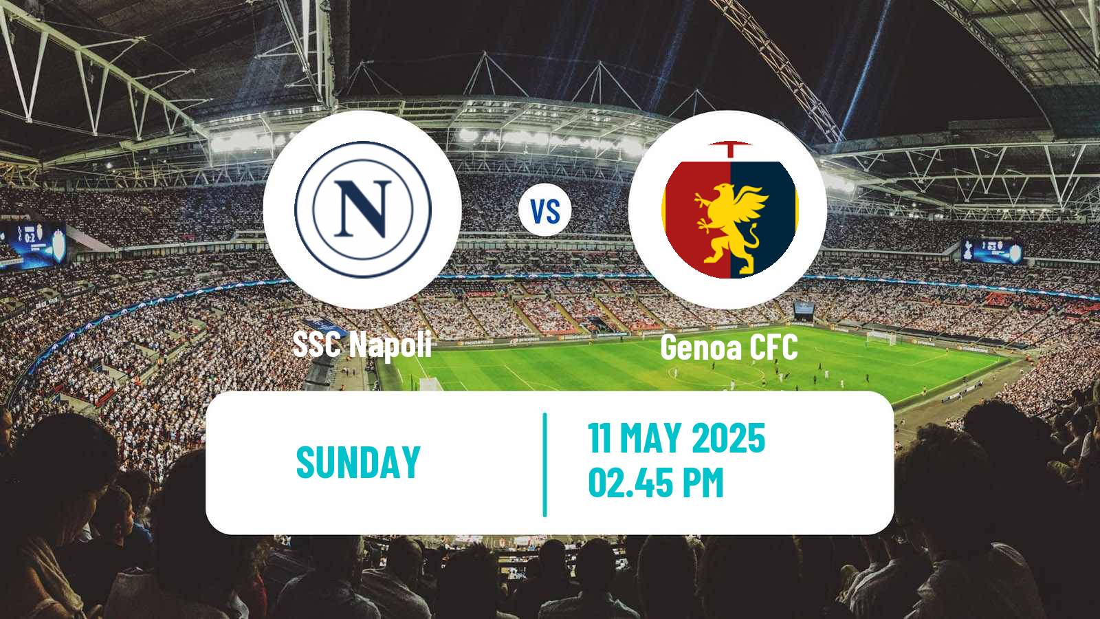 Soccer Italian Serie A Napoli - Genoa