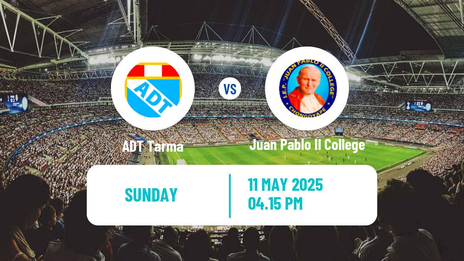 Soccer Peruvian Liga 1 ADT Tarma - Juan Pablo II College