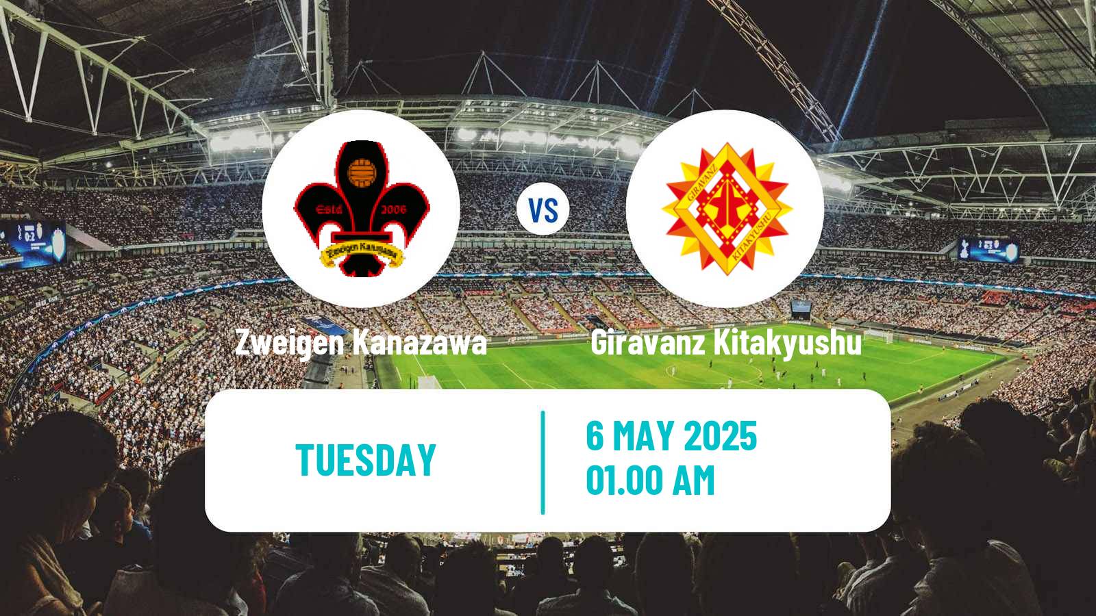 Soccer Japan J3 League Zweigen Kanazawa - Giravanz Kitakyushu