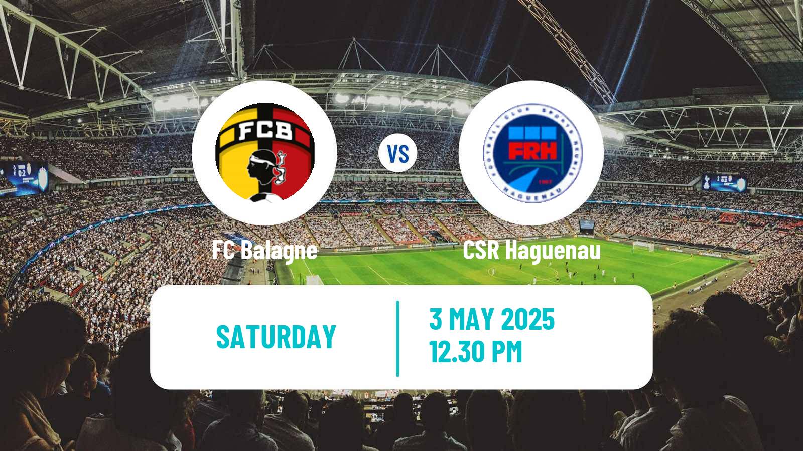 Soccer French National 2 - Group C Balagne - Haguenau