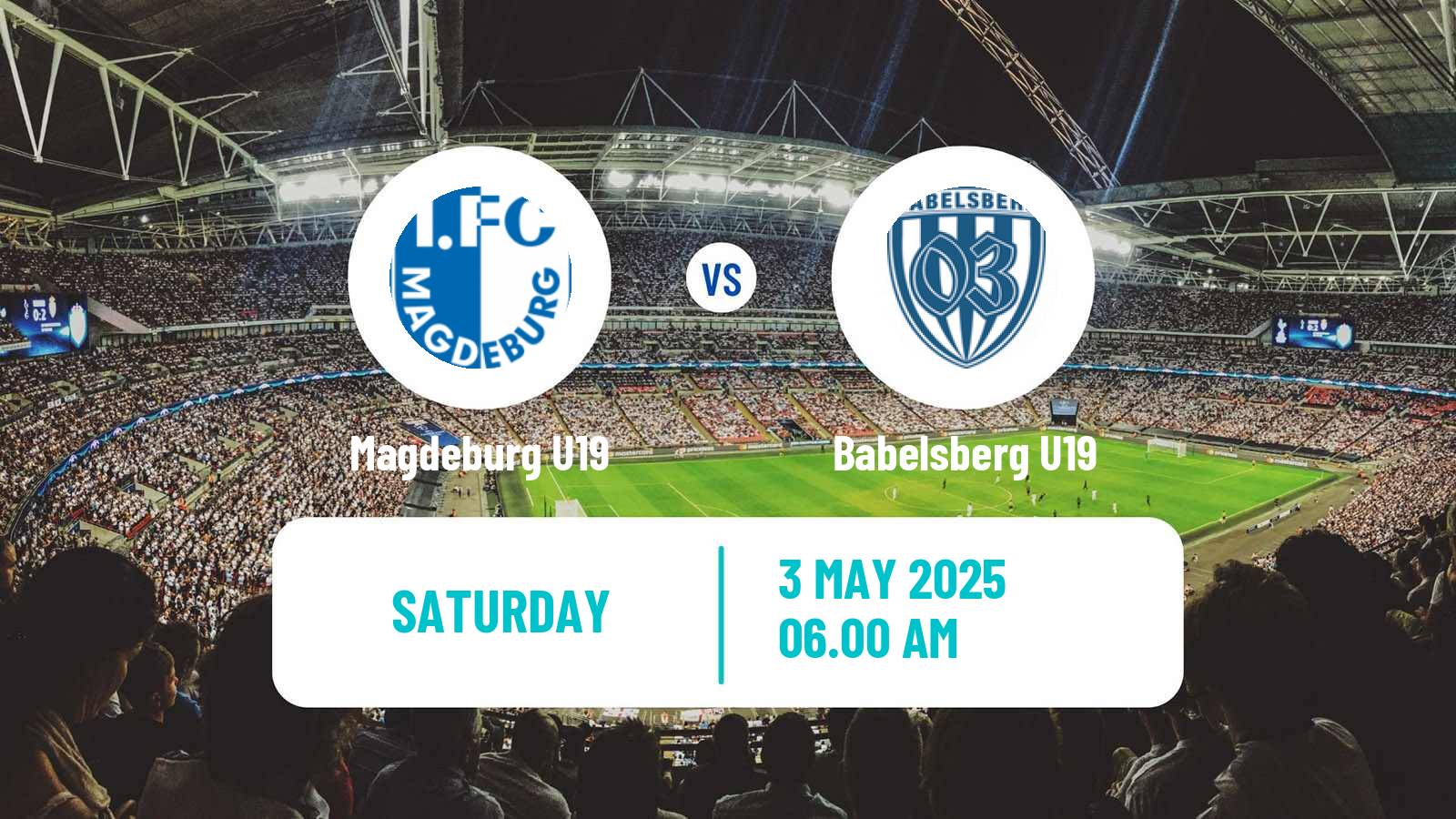 Soccer German DFB Youth League Magdeburg U19 - Babelsberg U19