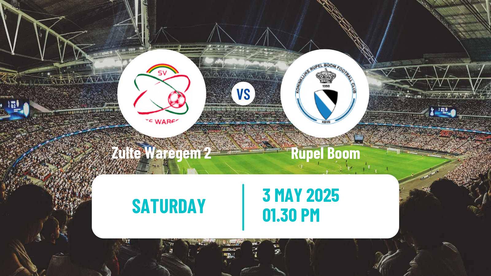 Soccer Belgian Second Amateur Division Group A Zulte Waregem 2 - Rupel Boom