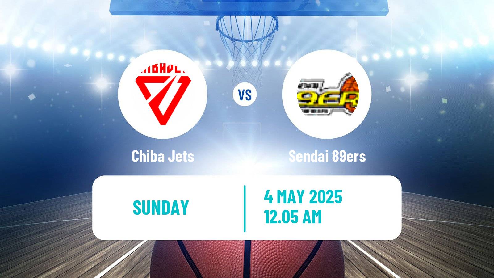 Basketball BJ League Chiba Jets - Sendai 89ers