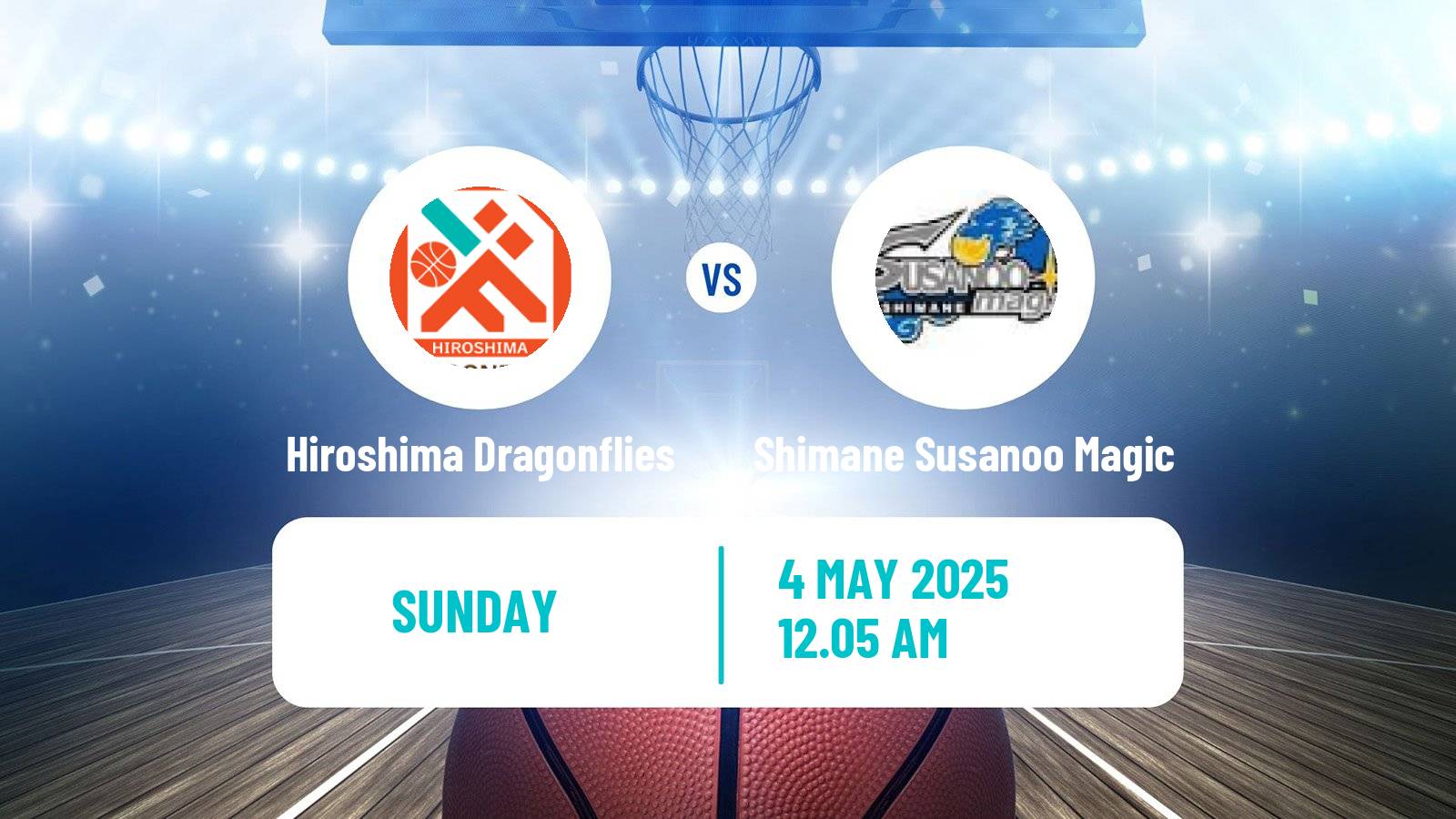 Basketball BJ League Hiroshima Dragonflies - Shimane Susanoo Magic