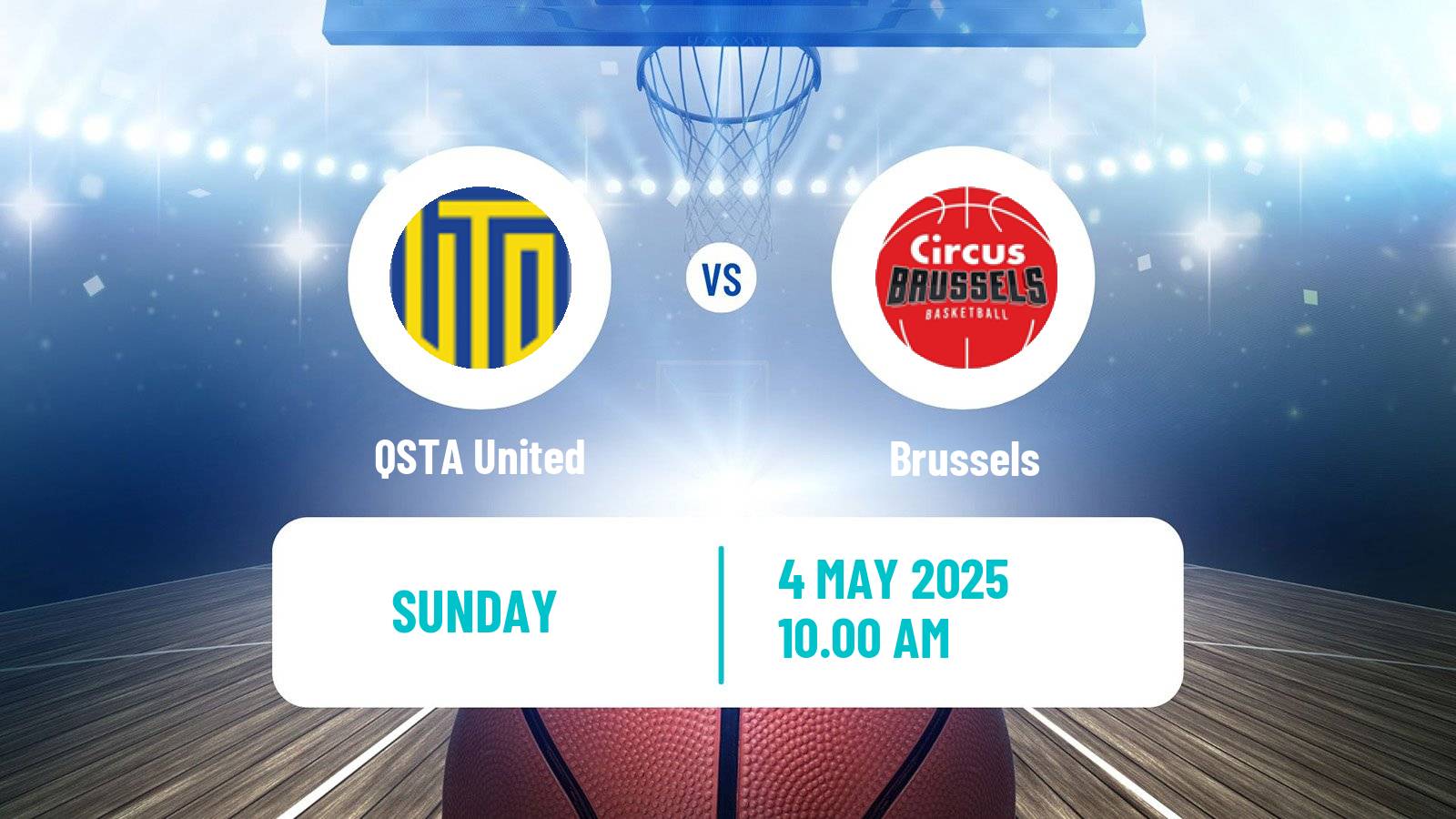 Basketball BNXT League QSTA United - Brussels