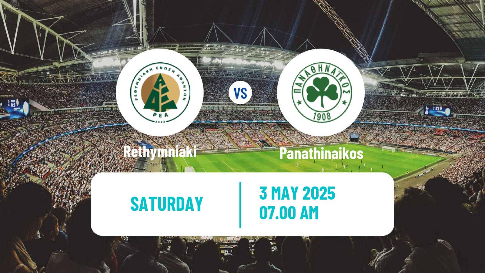 Soccer Greek Division A Women Rethymniaki - Panathinaikos