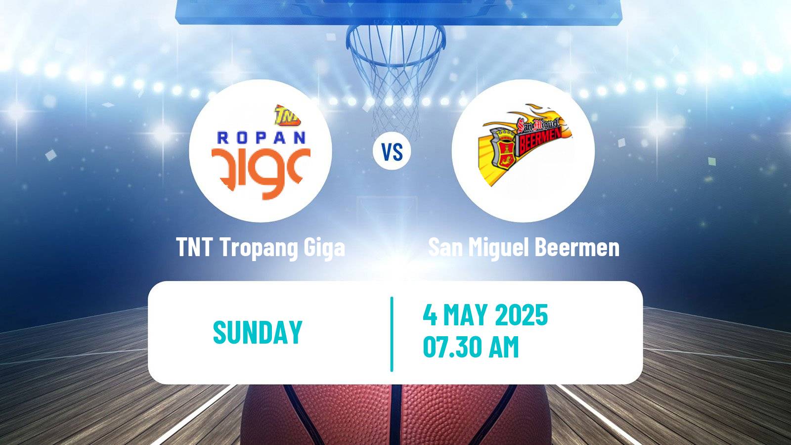 Basketball Philippines Cup TNT Tropang Giga - San Miguel Beermen