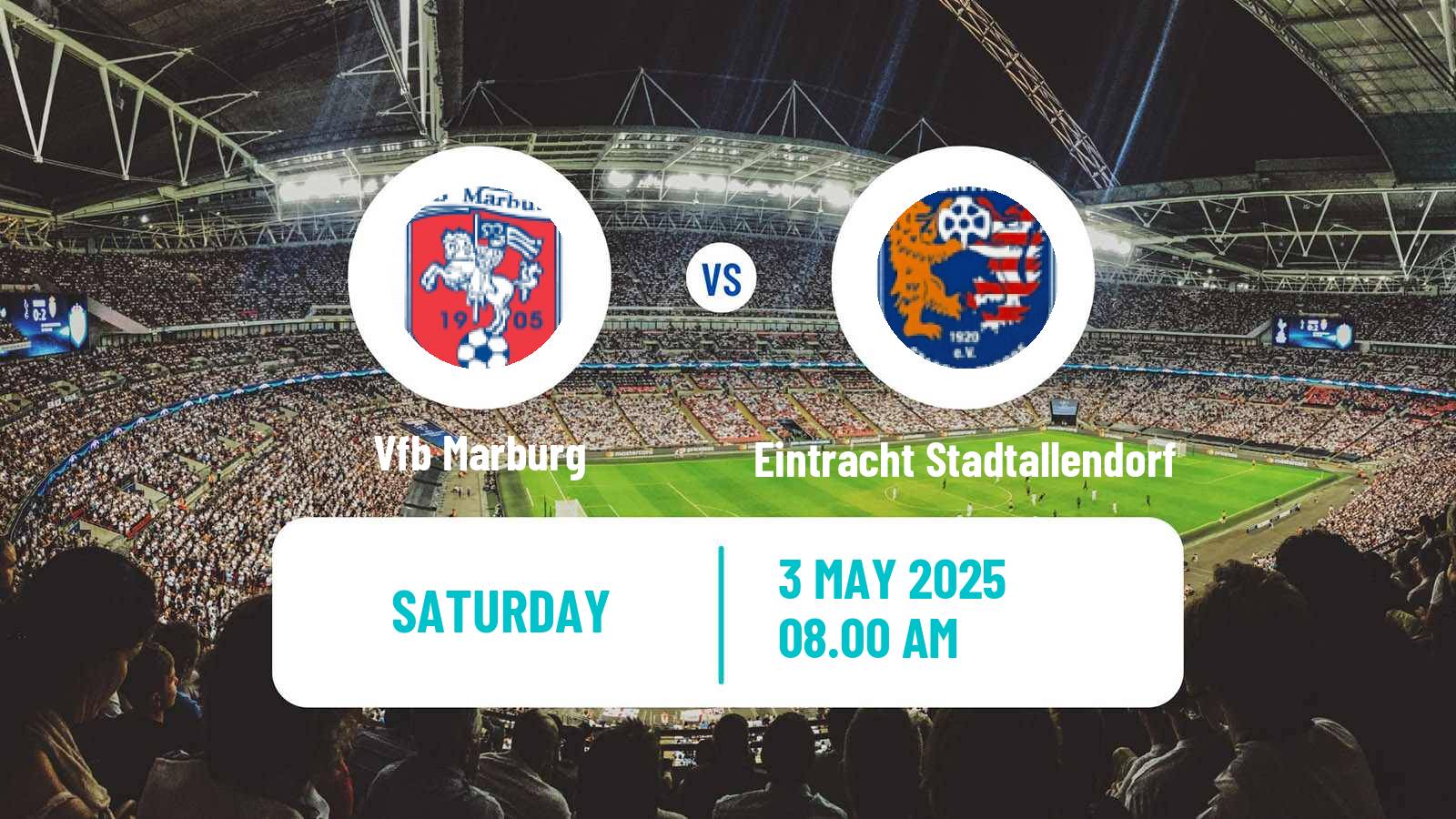 Soccer German Oberliga Hessen Marburg - Eintracht Stadtallendorf