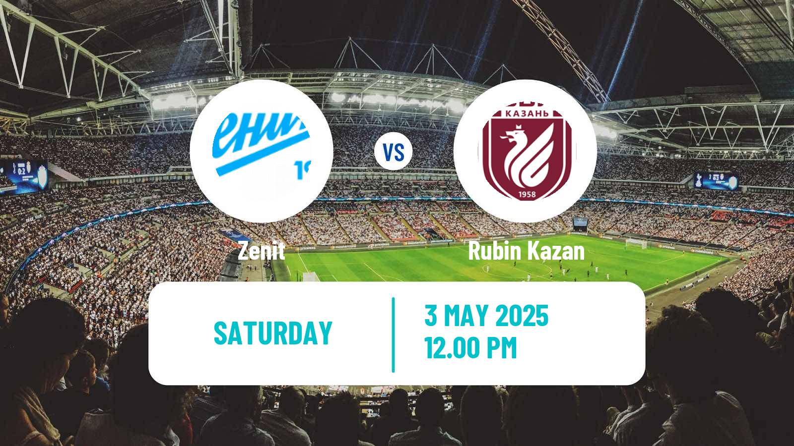 Soccer Russian Supreme Division Women Zenit - Rubin Kazan