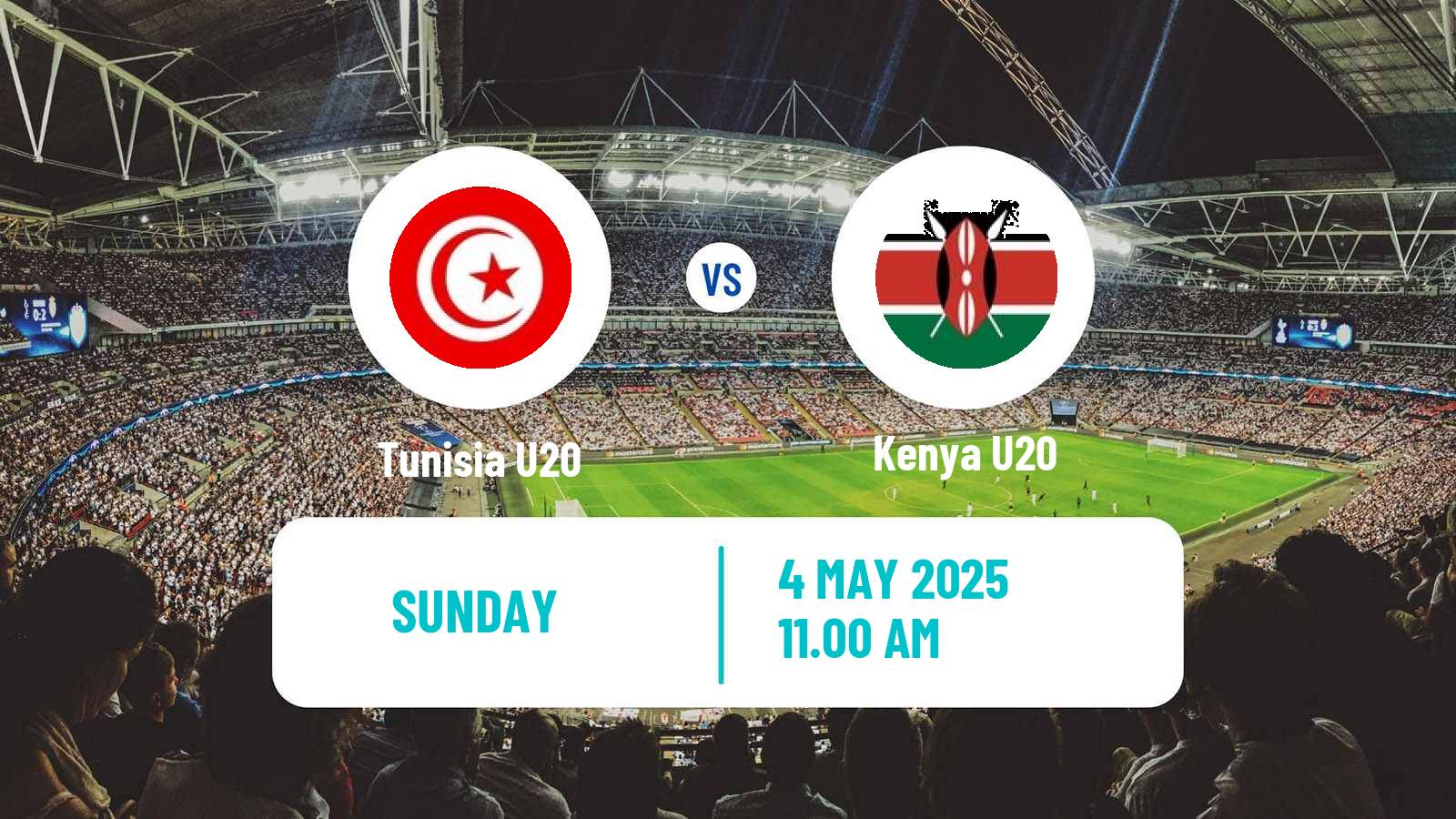 Soccer Africa Cup of Nations U20 Tunisia U20 - Kenya U20