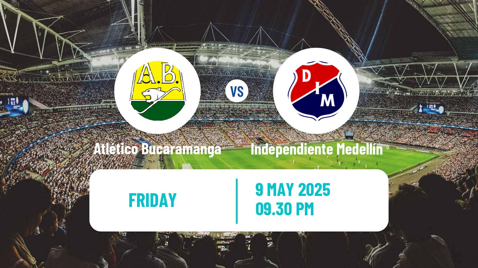 Soccer Colombian Primera A Atlético Bucaramanga - Independiente Medellín