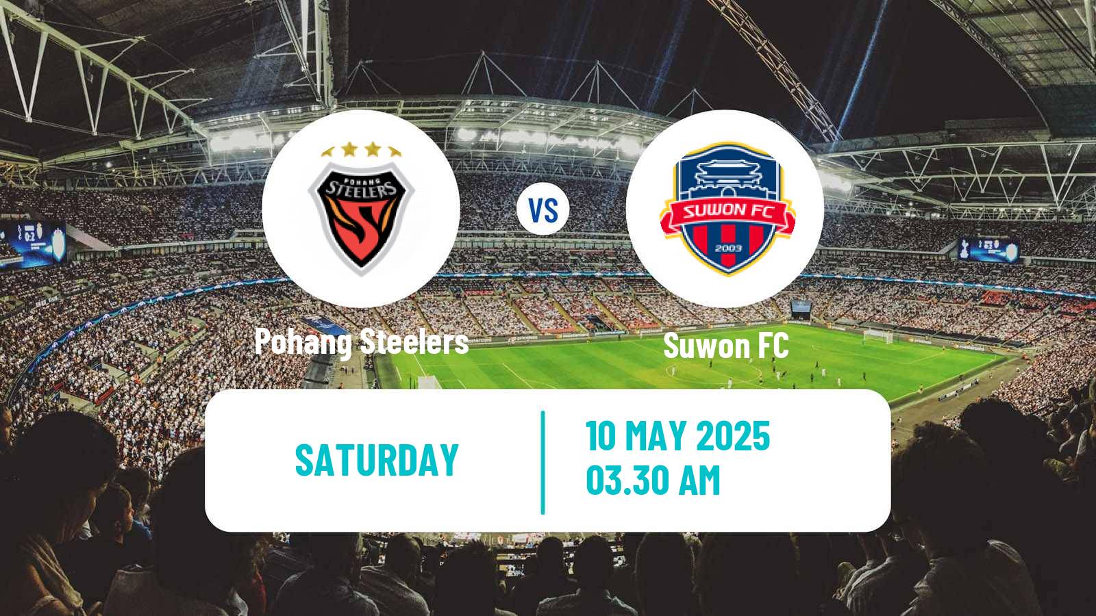 Soccer South Korean K-League 1 Pohang Steelers - Suwon
