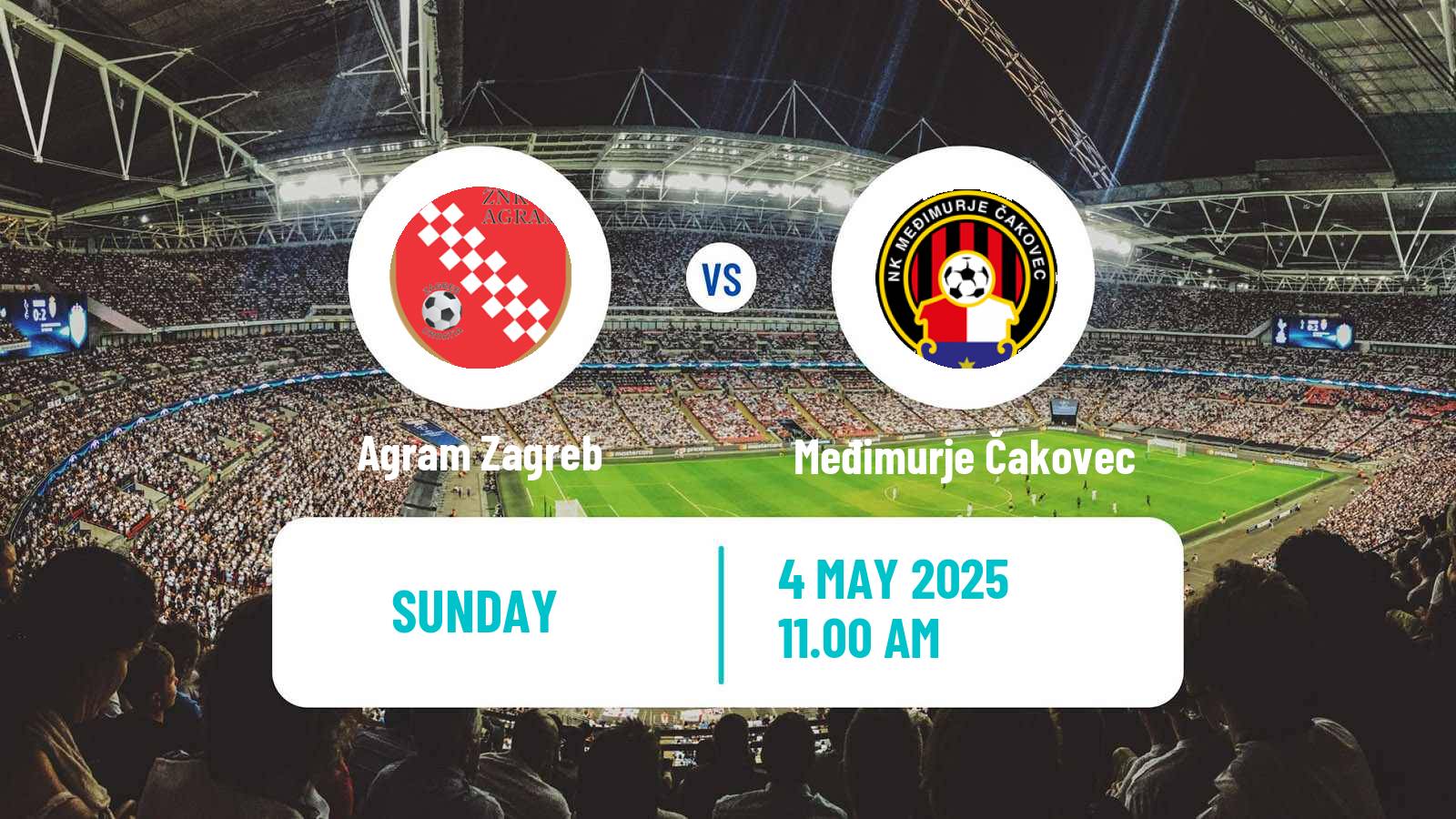 Soccer Croatian 1 HNL Women Agram Zagreb - Međimurje Čakovec