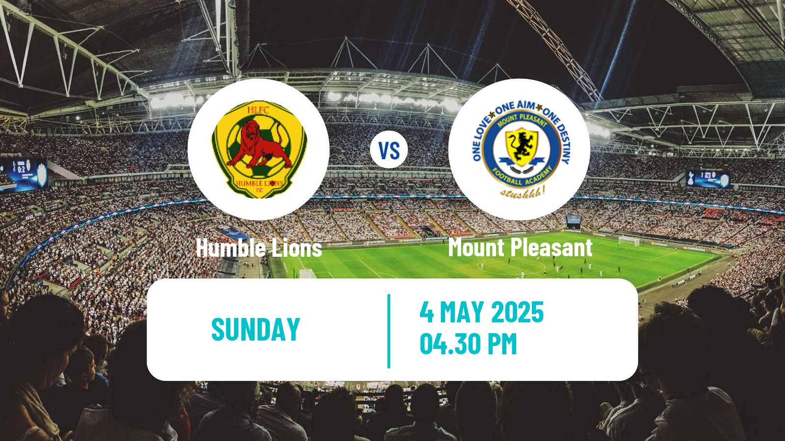 Soccer Jamaica National Premier League Humble Lions - Mount Pleasant