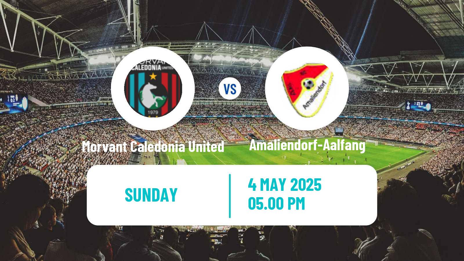 Soccer Trinidad and Tobago Premier League Morvant Caledonia United - Amaliendorf-Aalfang