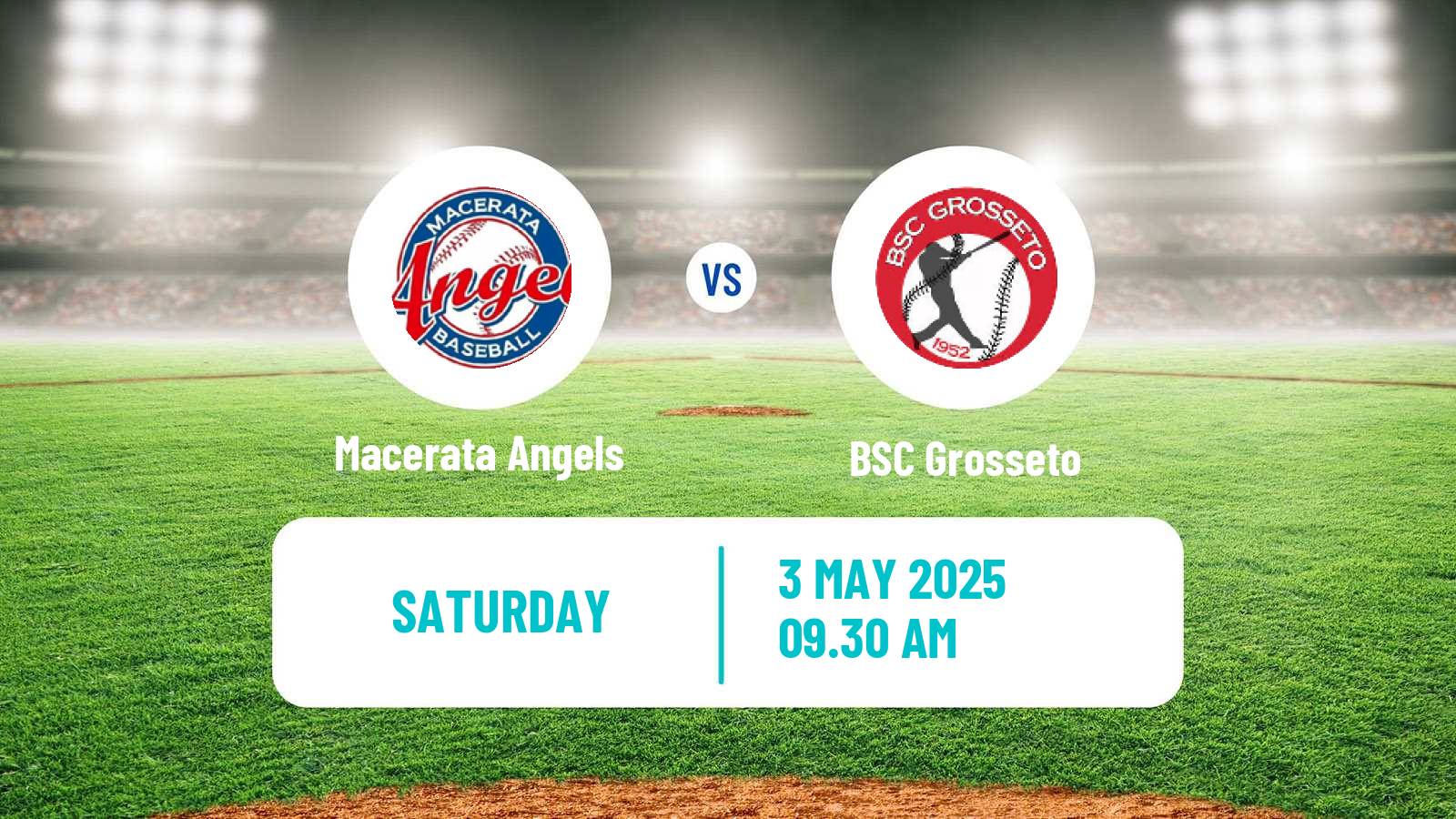 Baseball Italian Serie A1 Baseball Macerata Angels - BSC Grosseto