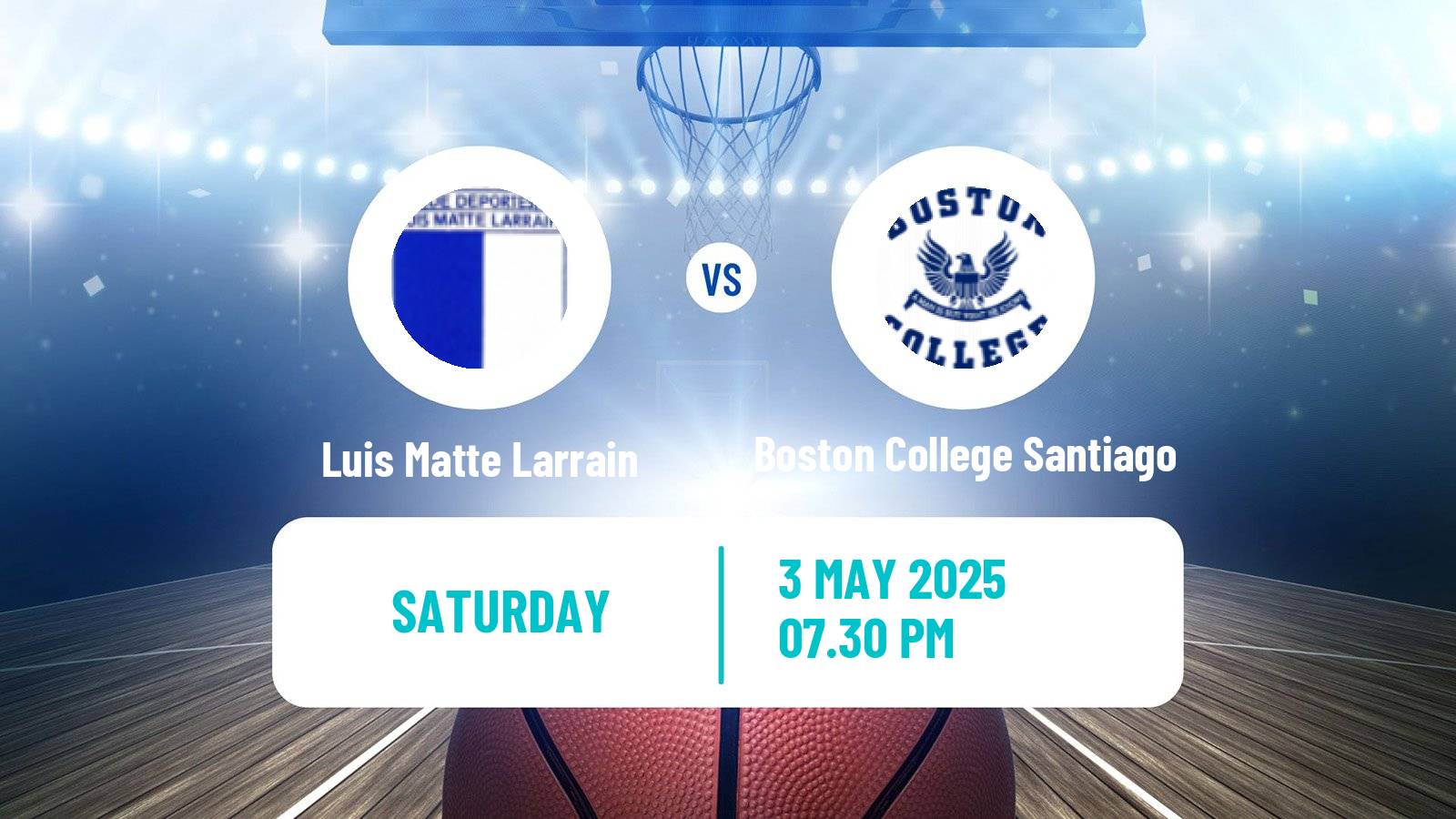 Basketball Chilean LNB 2 Luis Matte Larrain - Boston College Santiago