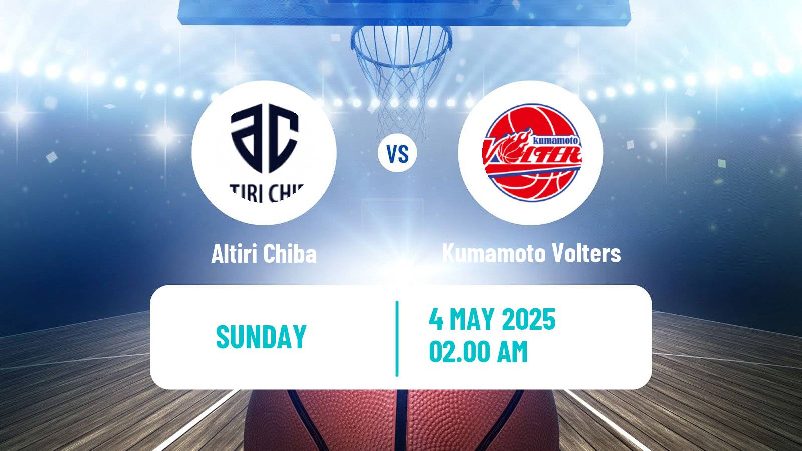Basketball Japan B2 League Basketball Altiri Chiba - Kumamoto Volters