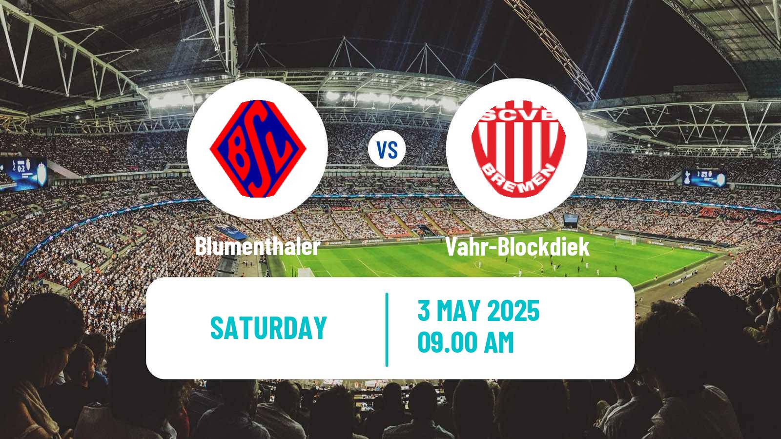 Soccer German Oberliga Bremen Blumenthaler - Vahr-Blockdiek
