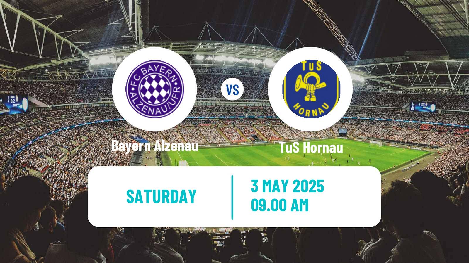 Soccer German Oberliga Hessen Bayern Alzenau - Hornau