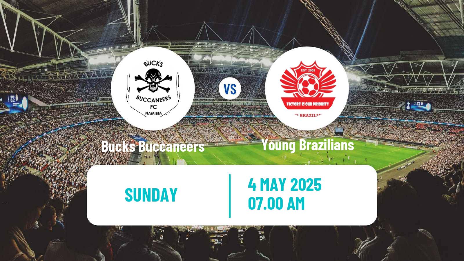 Soccer Namibia Premiership Bucks Buccaneers - Young Brazilians