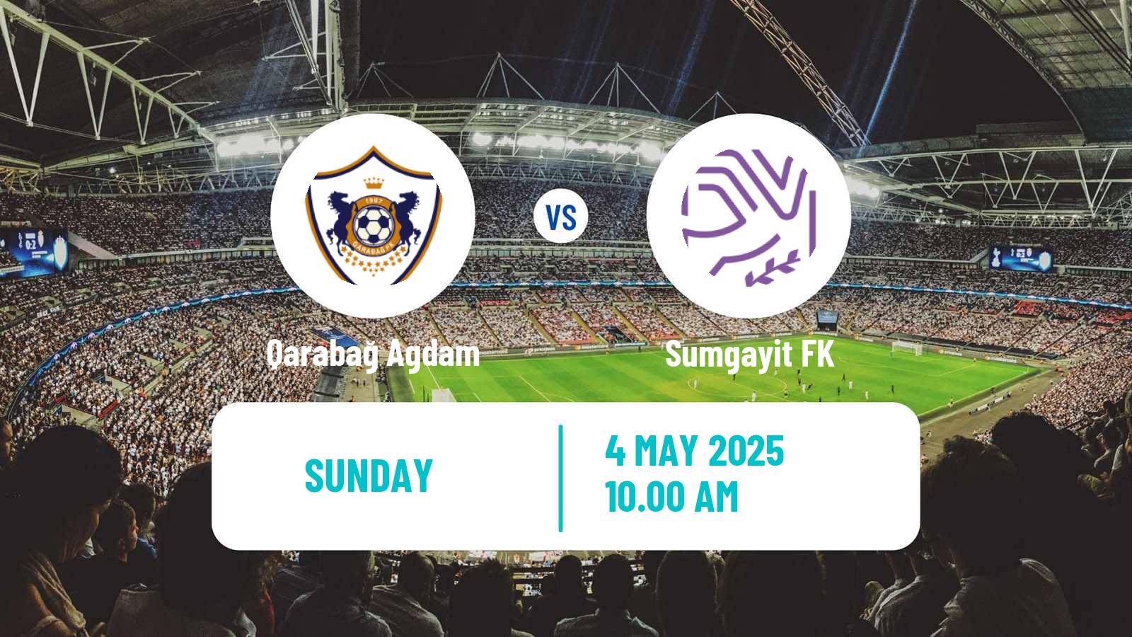 Soccer Azerbaijan Premier League Qarabağ Agdam - Sumgayit