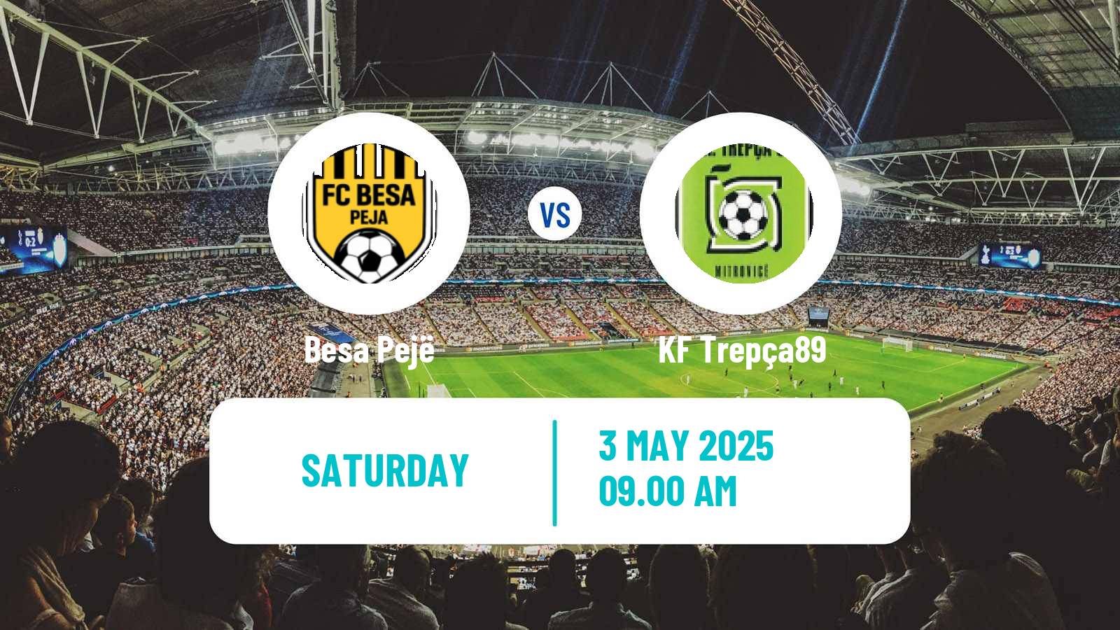 Soccer Kosovo Liga e Pare Besa Pejë - Trepça89