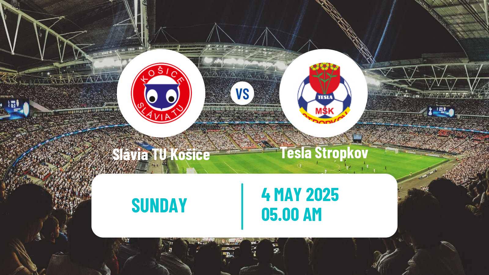 Soccer Slovak 3 Liga East Slávia TU Košice - Tesla Stropkov