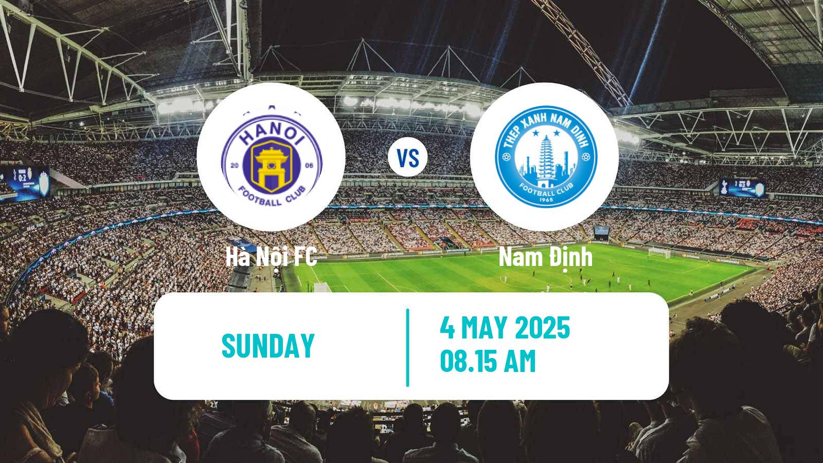 Soccer Vietnamese V League 1 Hà Nội FC - Nam Định
