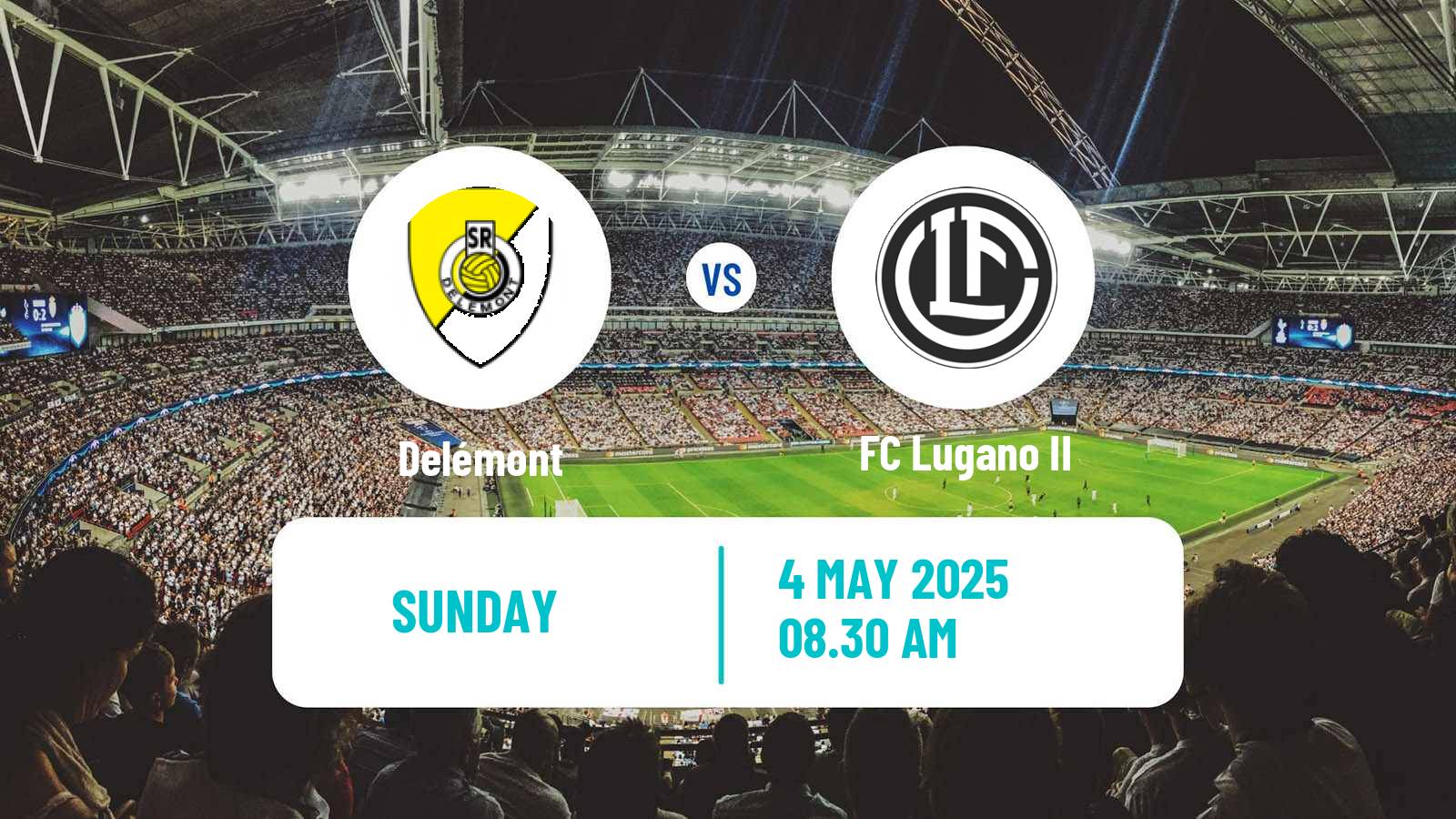 Soccer Swiss Promotion League Delémont - Lugano II