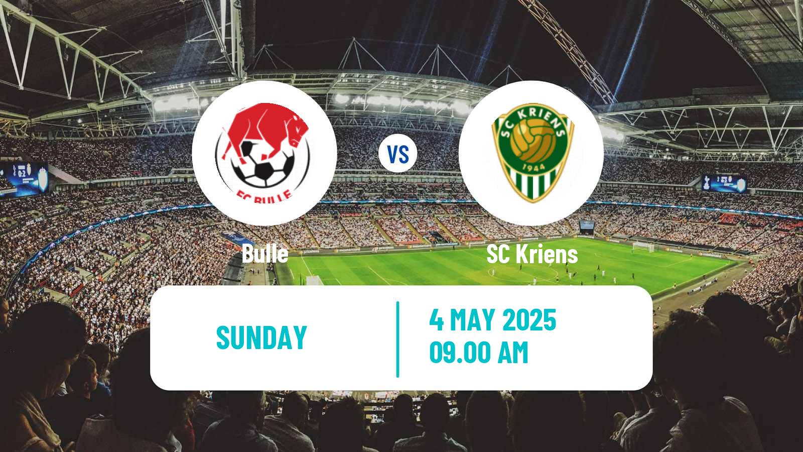 Soccer Swiss Promotion League Bulle - Kriens