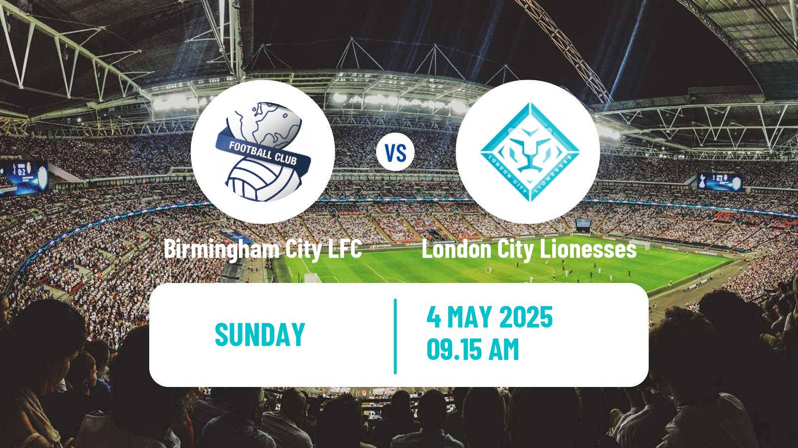 Soccer English Women Championship Birmingham City LFC - London City Lionesses