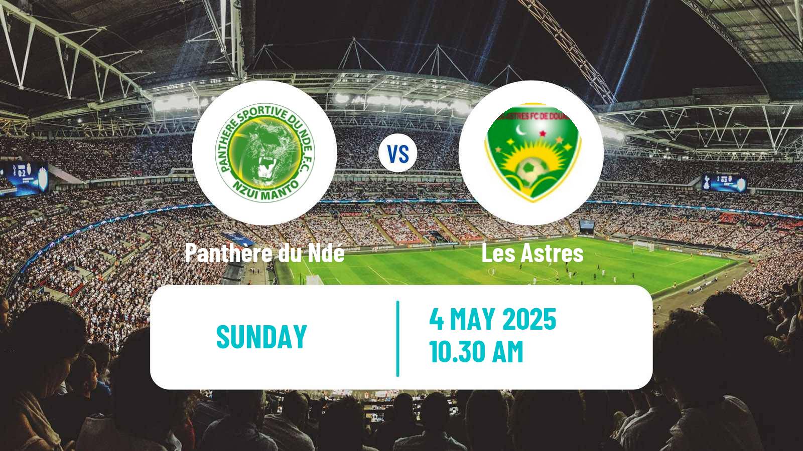 Soccer Cameroon Elite One Panthère du Ndé - Les Astres