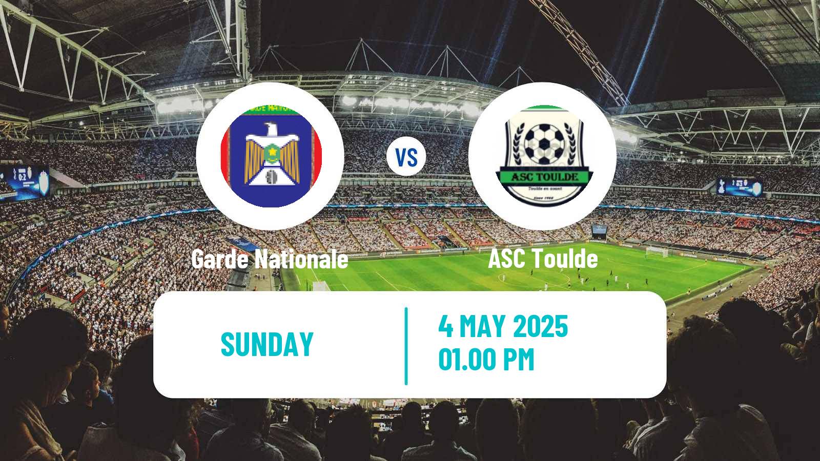 Soccer Mauritania Ligue 1 Garde Nationale - Toulde