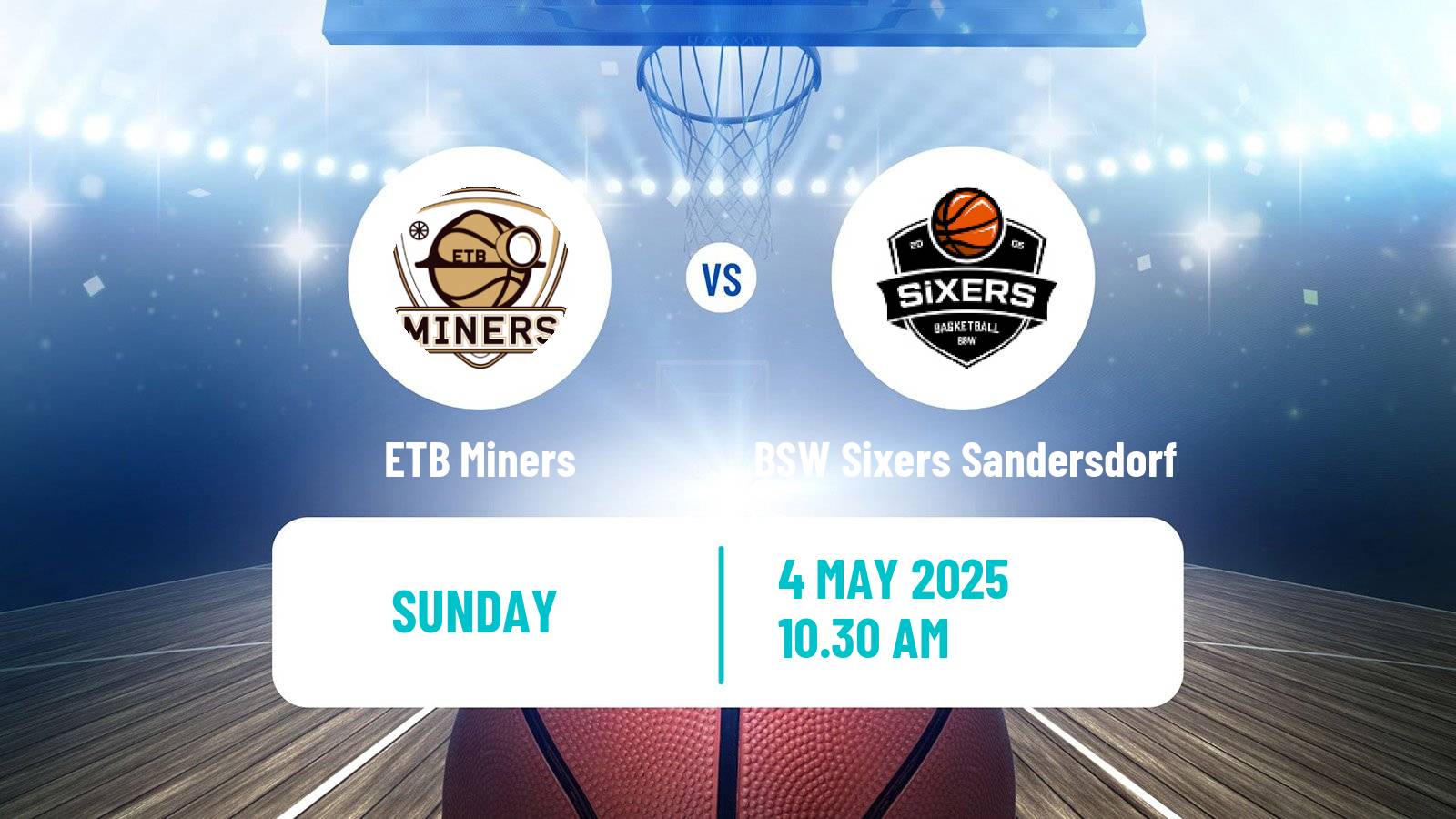 Basketball German Pro B Basketball ETB Miners - BSW Sixers Sandersdorf