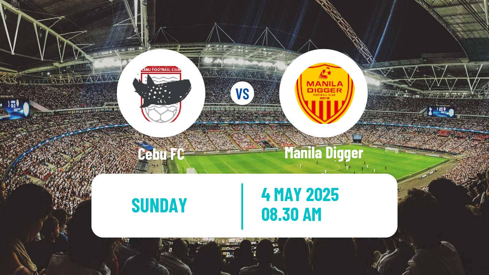 Soccer Philippines PFL Cebu FC - Manila Digger