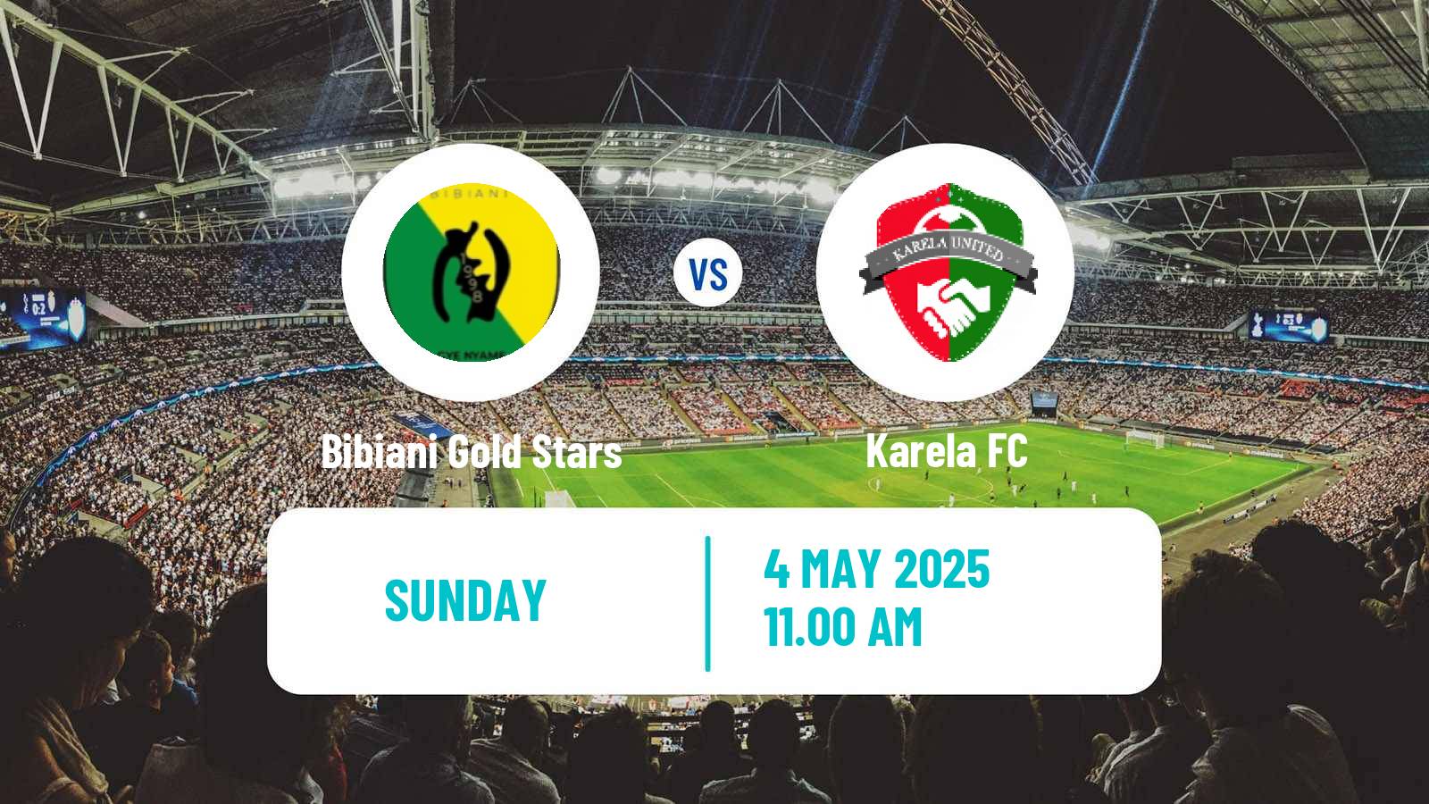 Soccer Ghanaian Premier League Bibiani Gold Stars - Karela