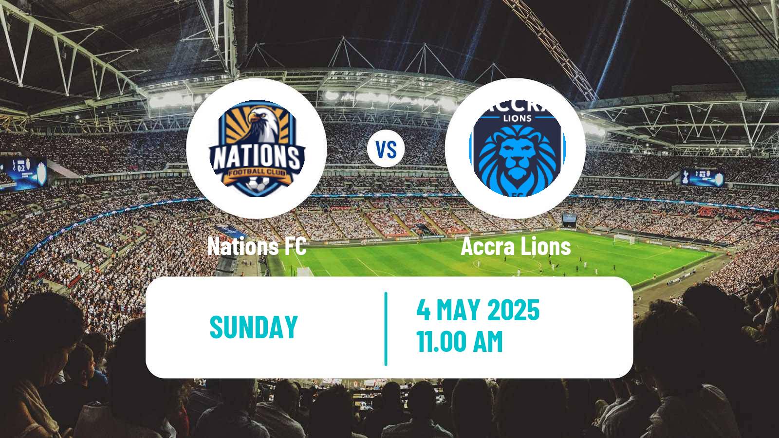 Soccer Ghanaian Premier League Nations FC - Accra Lions