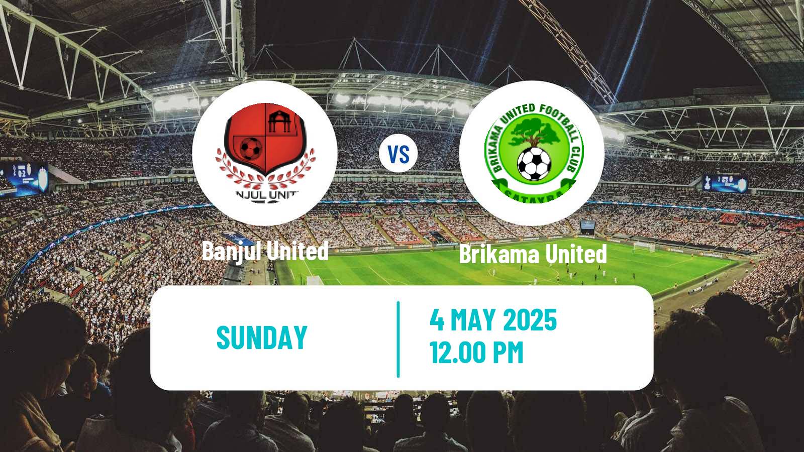 Soccer Gambian GFA League Banjul United - Brikama United