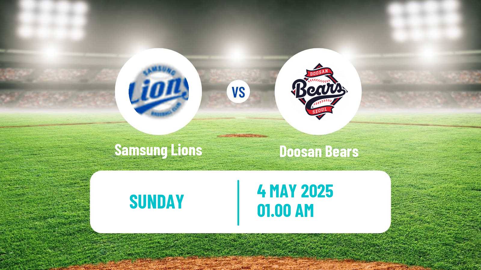 Baseball KBO Samsung Lions - Doosan Bears