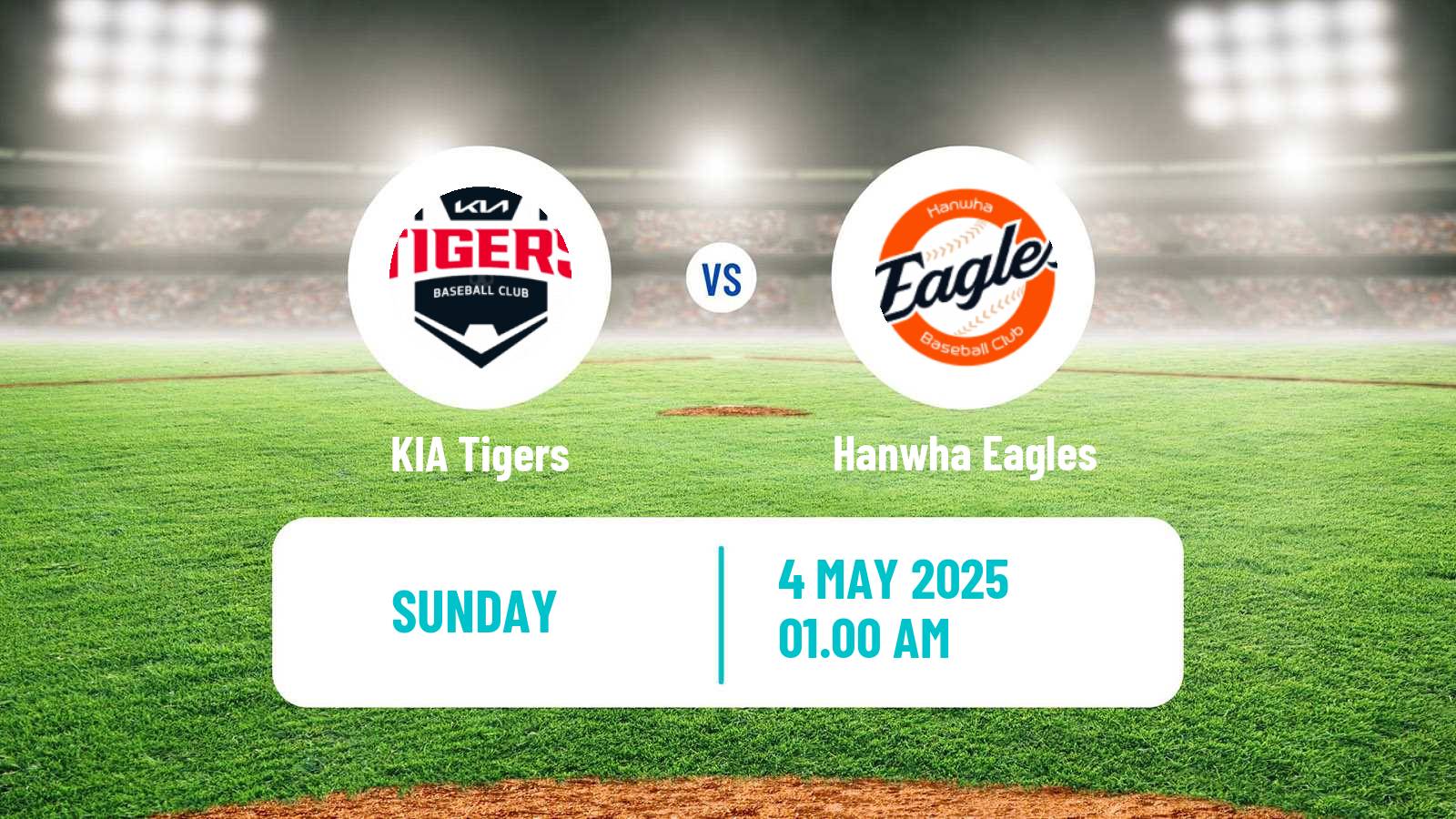 Baseball KBO KIA Tigers - Hanwha Eagles