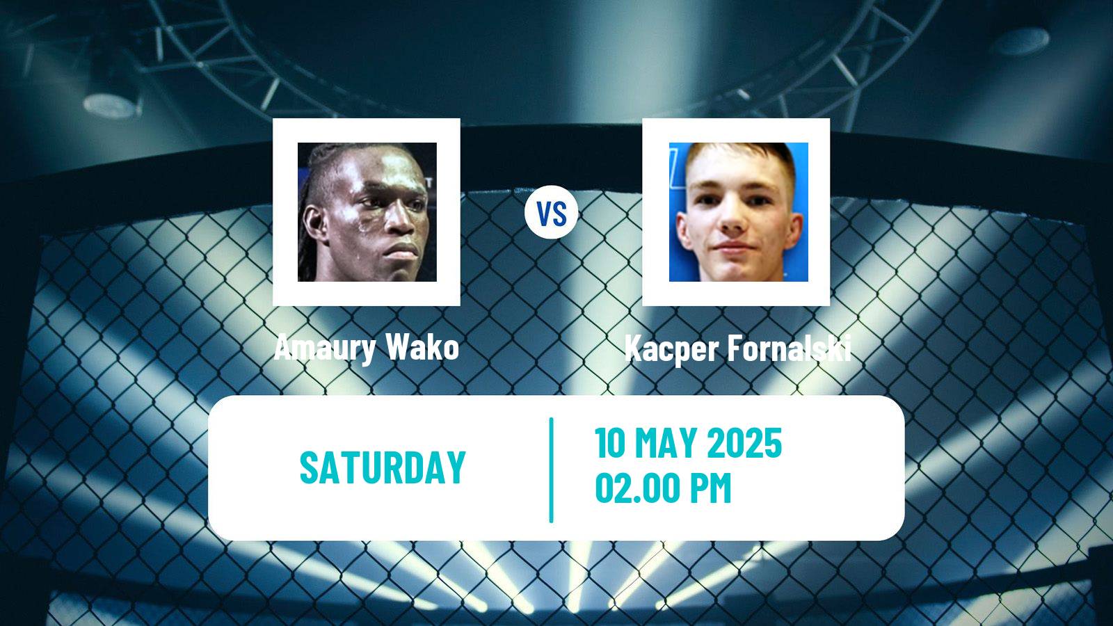 MMA Lightweight Ksw Men Amaury Wako - Kacper Fornalski