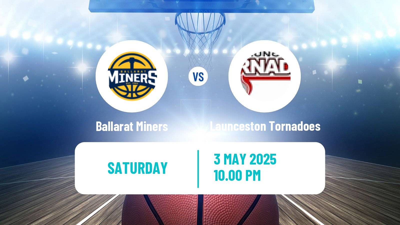 Basketball Australian NBL1 South Women Ballarat Miners - Launceston Tornadoes