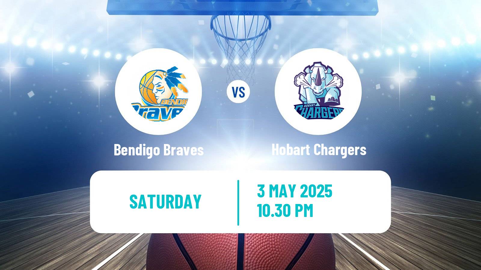 Basketball Australian NBL1 South Women Bendigo Braves - Hobart Chargers