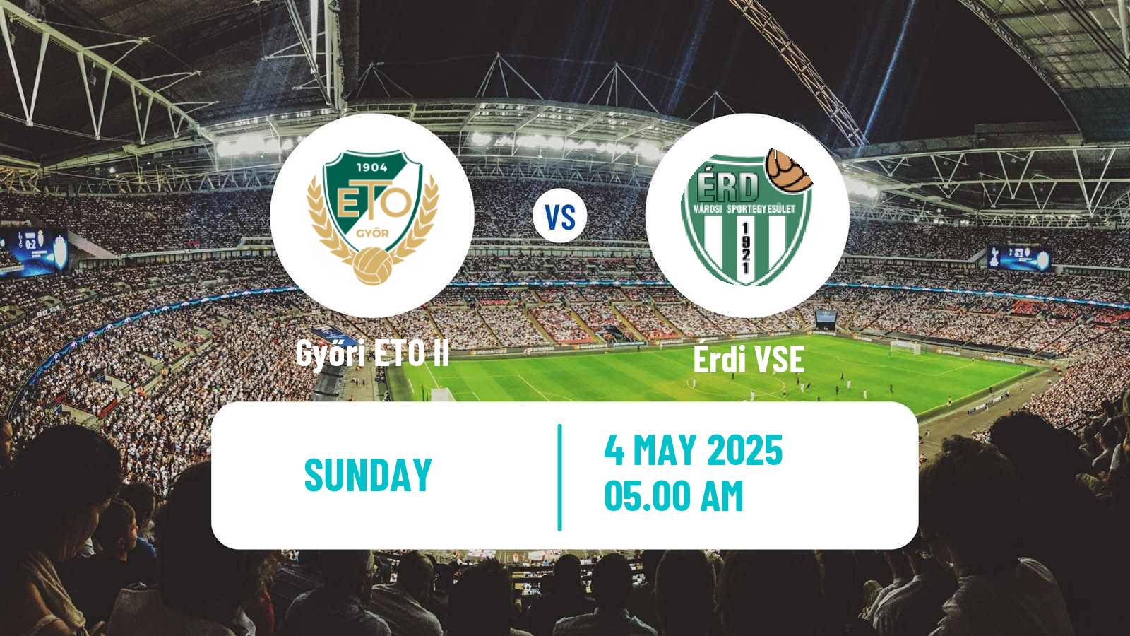 Soccer Hungarian NB III Northwest Győri ETO II - Érdi VSE