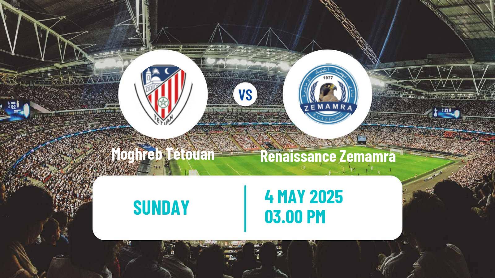 Soccer Moroccan Botola Moghreb Tétouan - Renaissance Zemamra