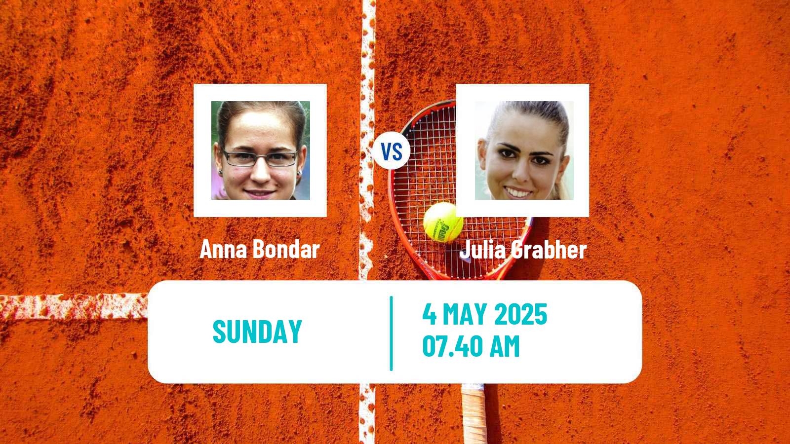 Tennis ITF W100 Wiesbaden Women Anna Bondar - Julia Grabher